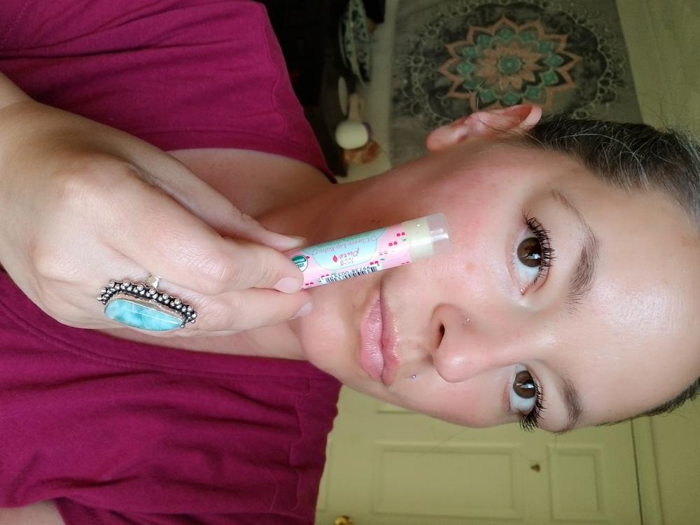 Cherry Lip Balm - Customer Photo From Lauri M.