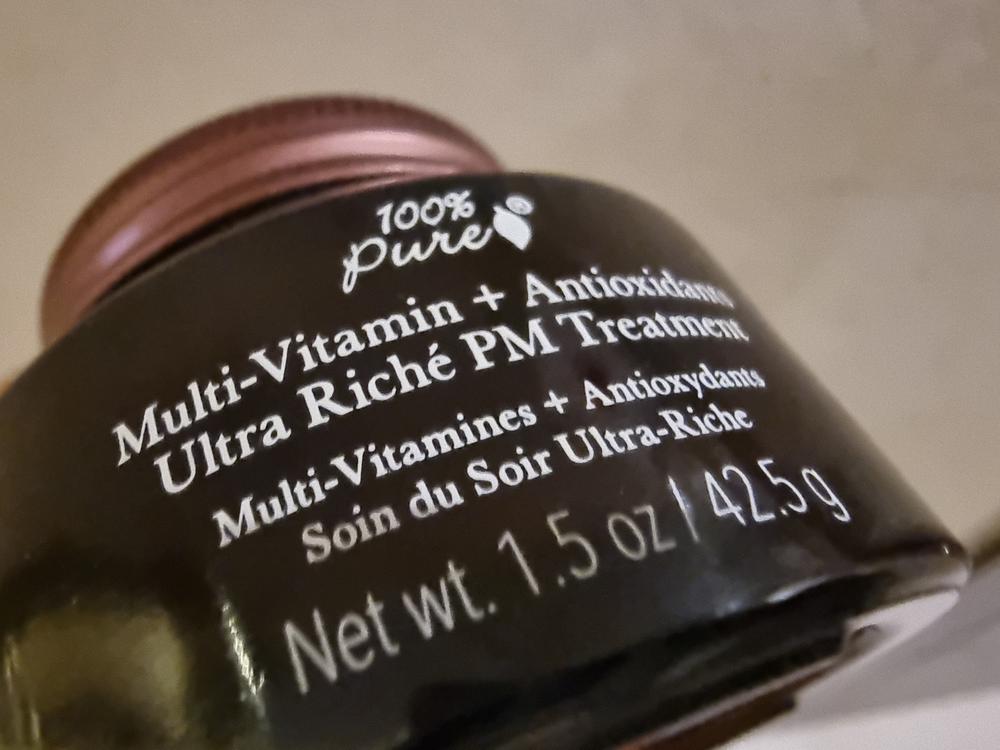 Multi-Vitamin + Antioxidants Ultra Riché PM Treatment - Customer Photo From مشاري آل داود MESHARI ALDAWOOD